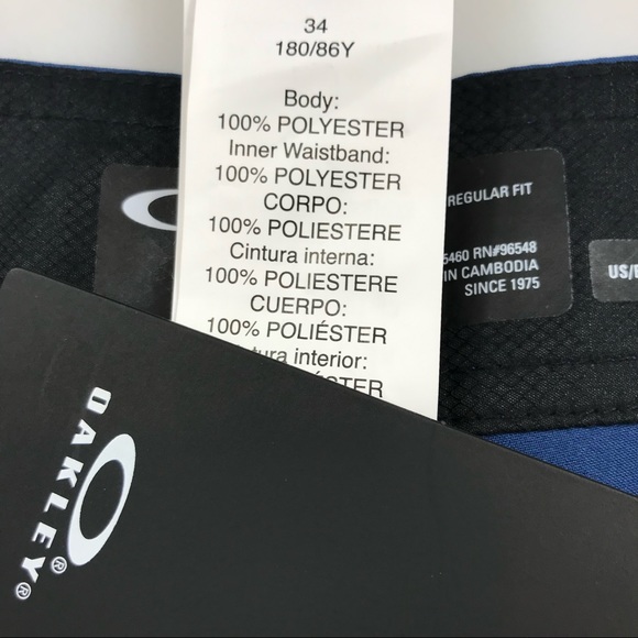 Oakley Kana 21” Boardshorts Dark Blue Sz 34 - Picture 11 of 15